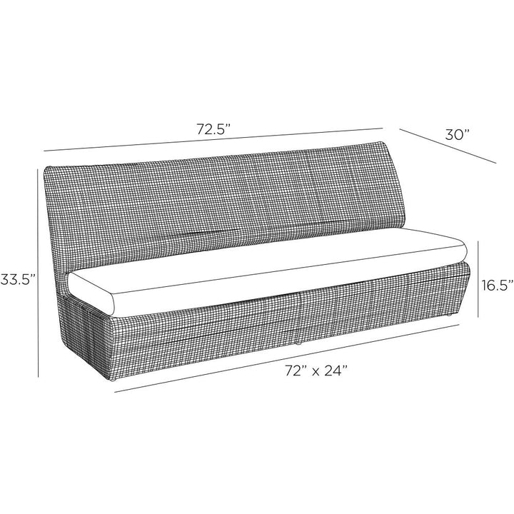 Sagebrush Outdoor Sofa - Gray