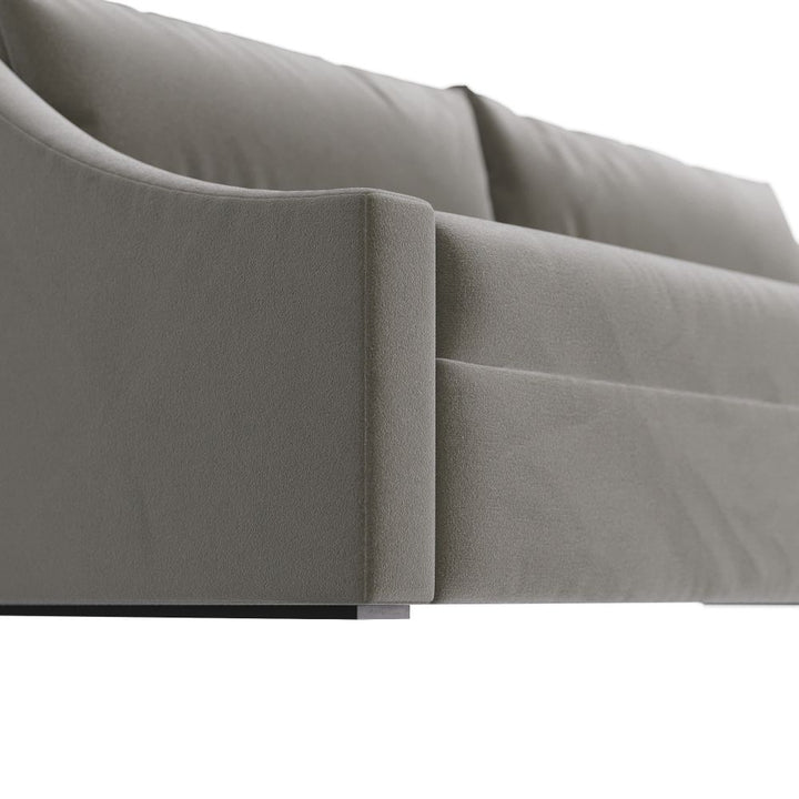 Cypressta 90" Sofa - Gray Velvet