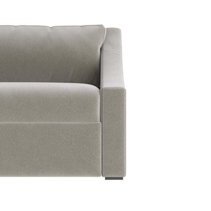 Cypressta 90" Sofa - Gray Velvet