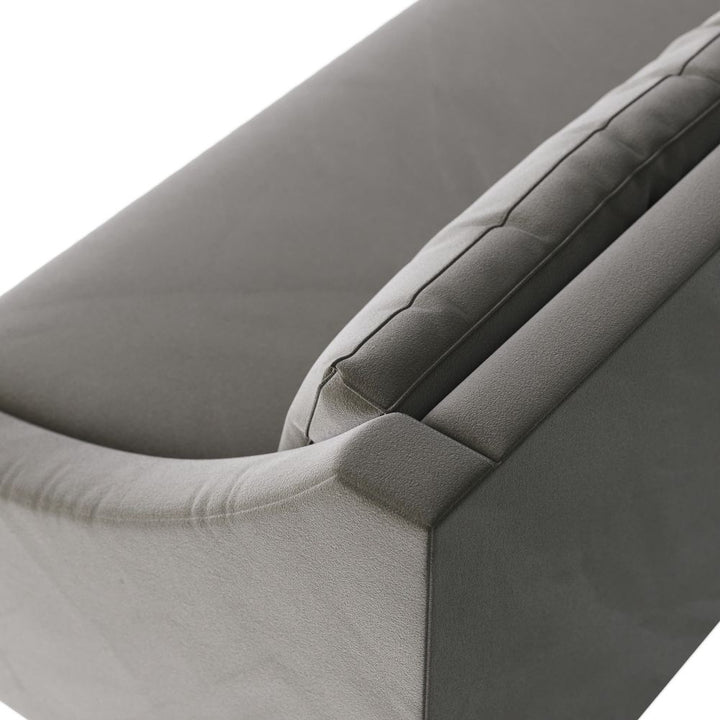 Cypressta 90" Sofa - Gray Velvet