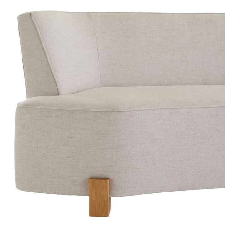 Antoinette Sofa Heron Linen - White