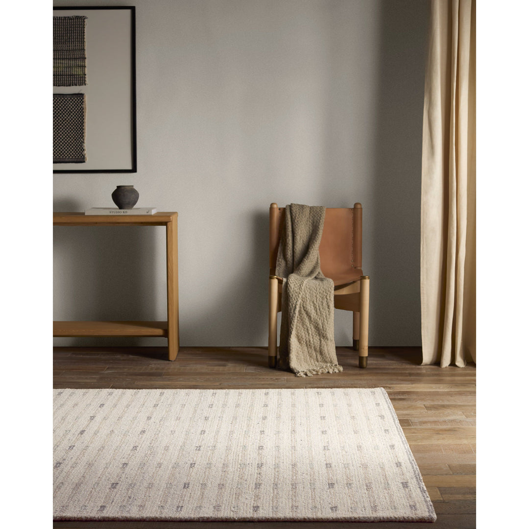 Vibe By Jaipur Living Aiker Handmade Performance Striped Gray/Taupe Area Rug (9'X12')