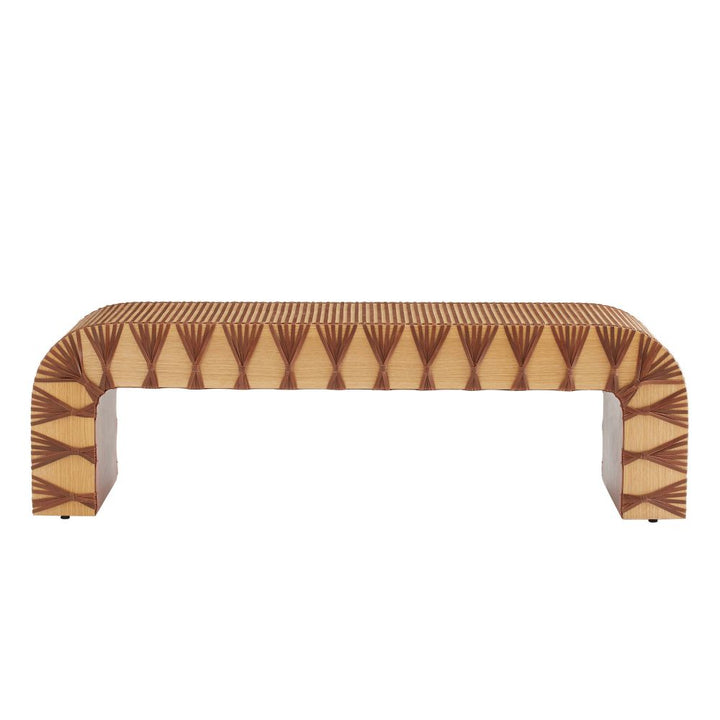 Benches Roldan Waterfall Bench with Leather Straps