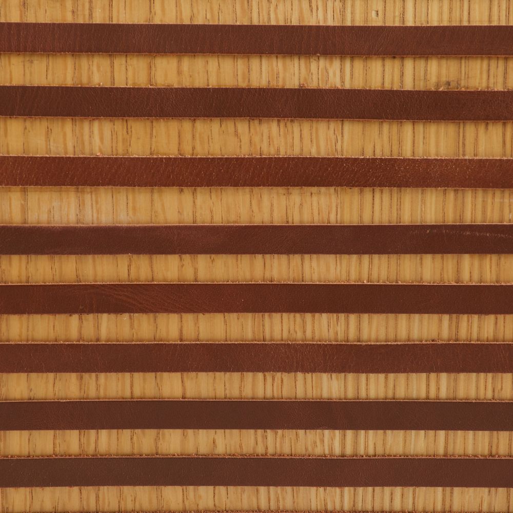 Roldan Waterfall Bench with Leather Straps