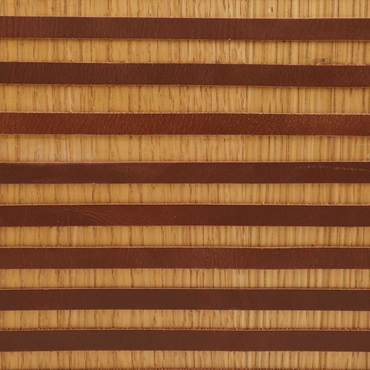 Roldan Waterfall Bench with Leather Straps