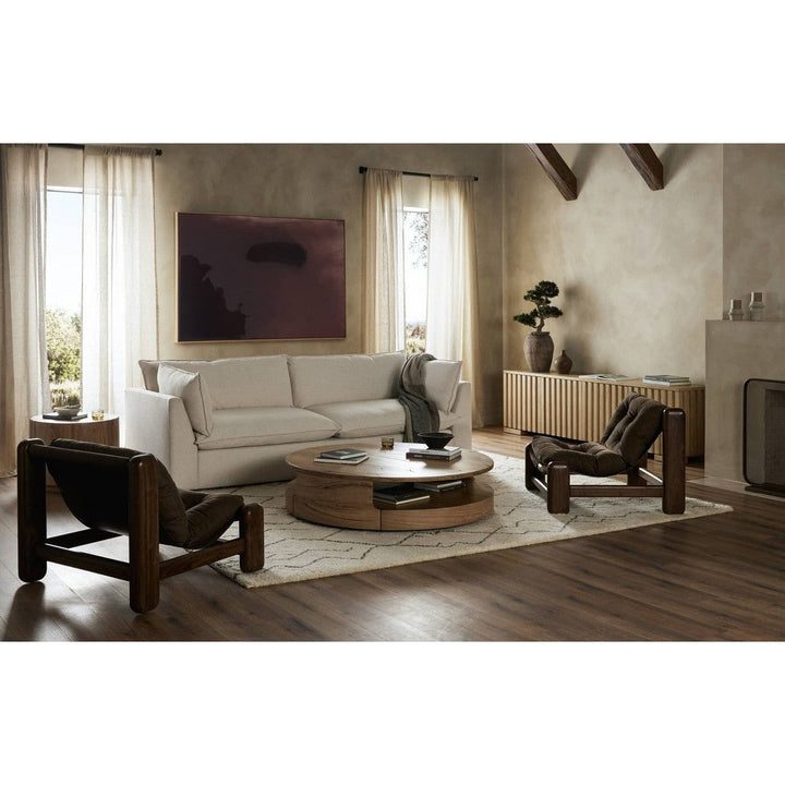 Maxwell Sofa-108" - Badon Flax