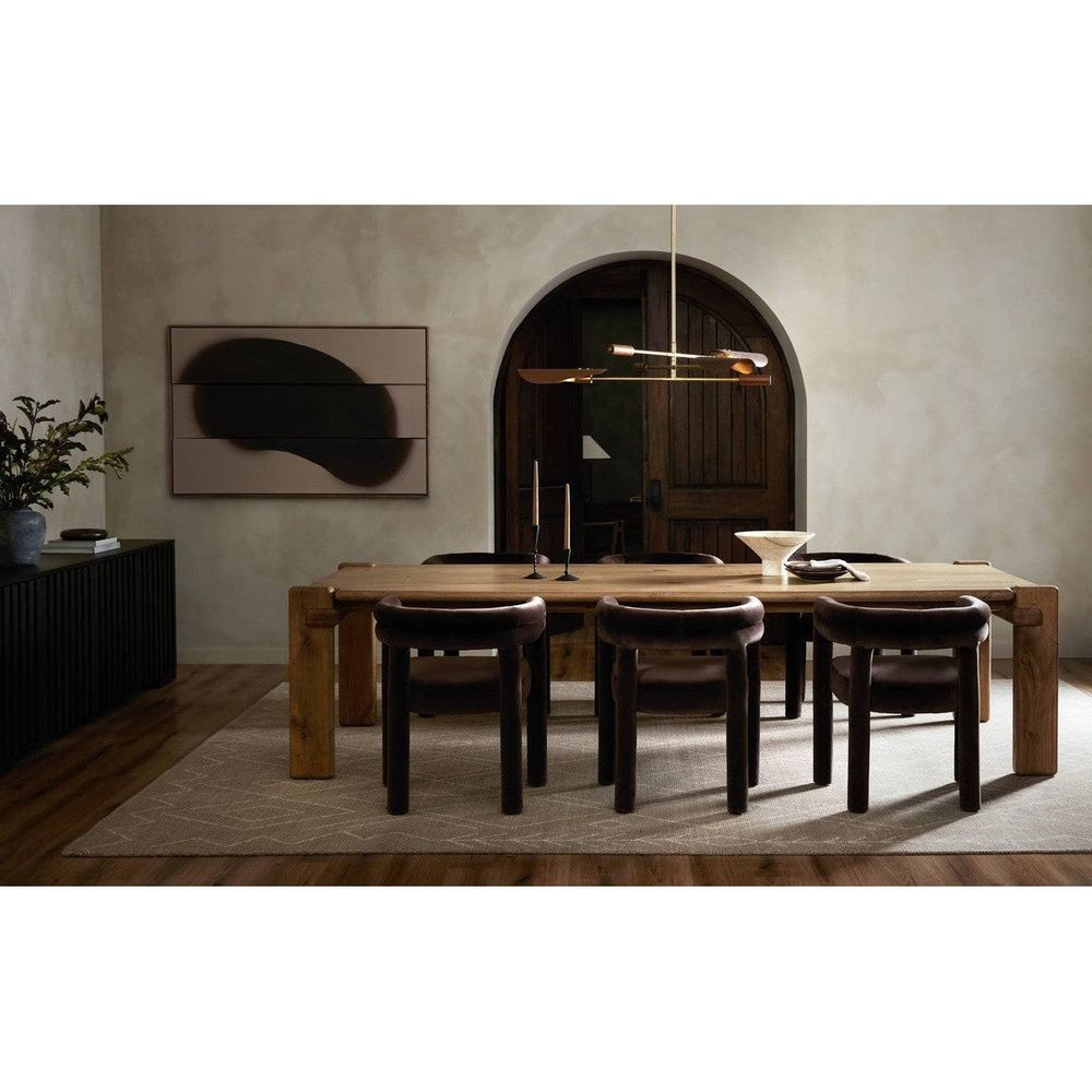 Pendants Ashen Double Pendant - Dark Brown Leather
