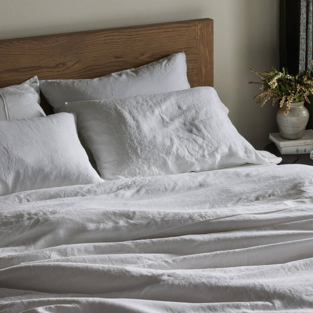 Bedding: Sheets Fable Flat Sheet - Sable White - King