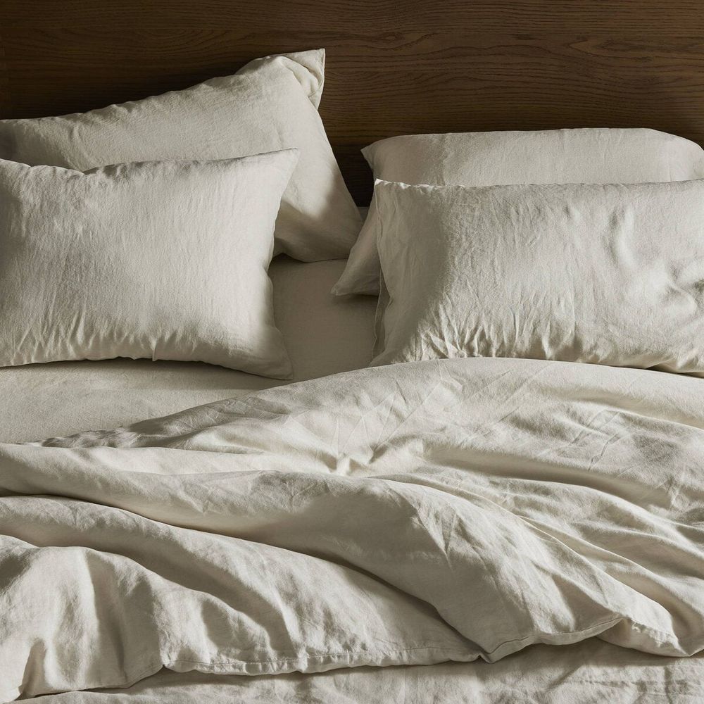 Bedding: Pillowcases Fable Pillowcase, Set Of 2 - Sabel White Sand - Queen