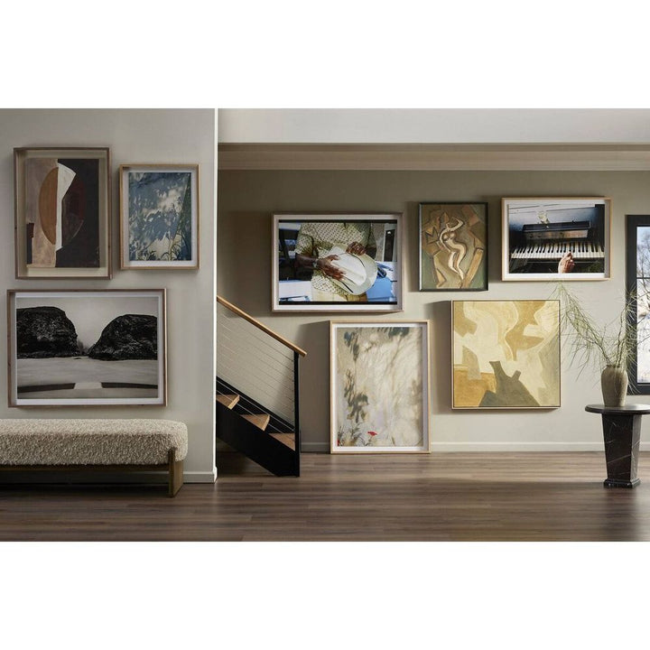 Wall Art Moon Swing By Fountain Grass Studios - 24"X32" - White Oak