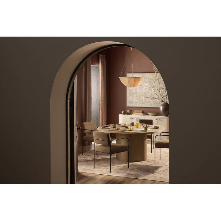 Fenn Dining Chair - Crypton Nomad Mushroom