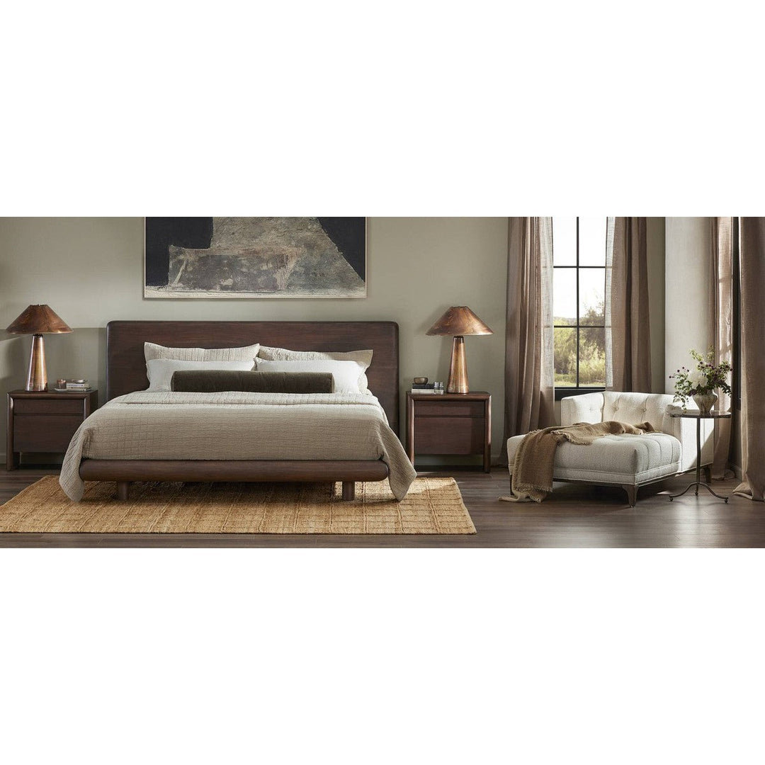 Nolan Bed - Rustic Brown Acacia - King