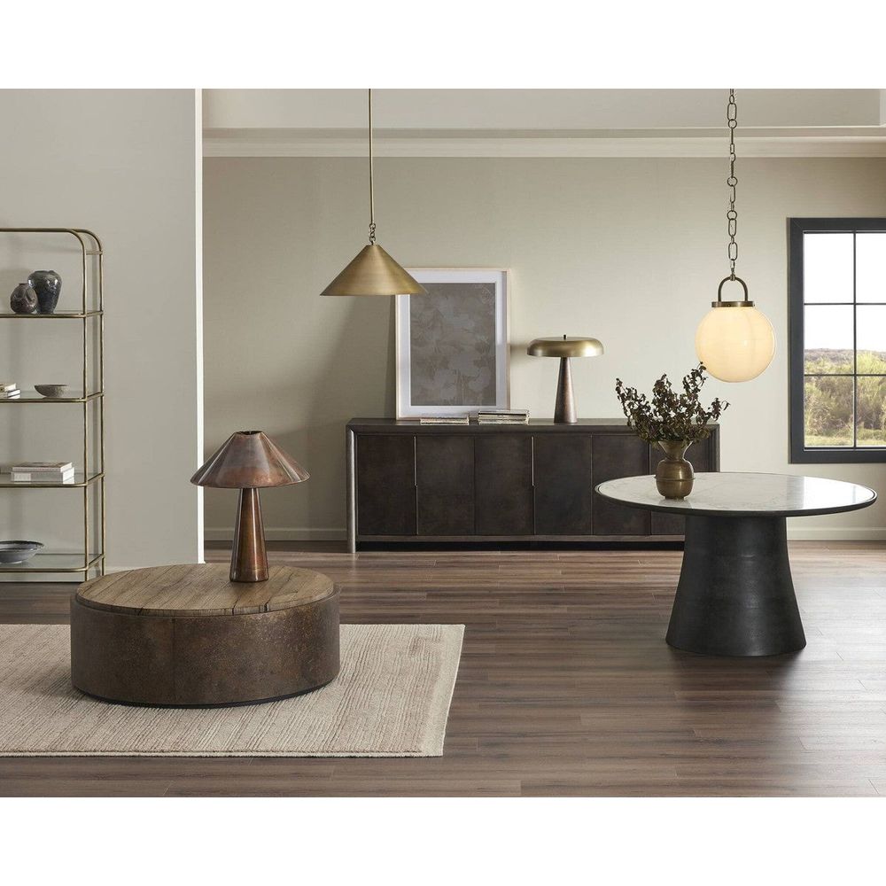 Anderson 6 Door Sideboard - Espresso Oak - Dark Brown – France & Son