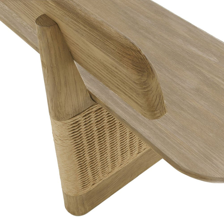 Yvette Outdoor Bench - Natural