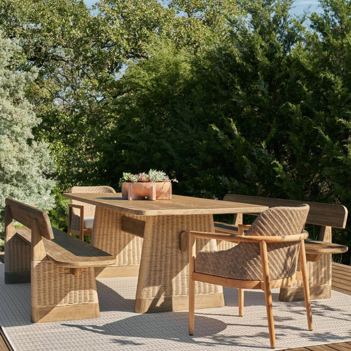Outdoor Benches Yvette Outdoor Bench - Natural
