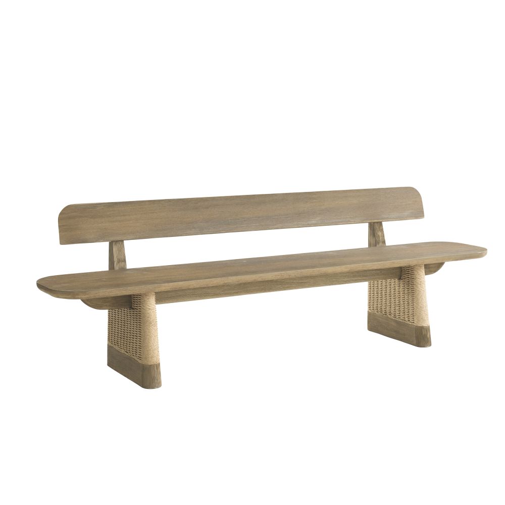 Yvette Outdoor Bench - Natural