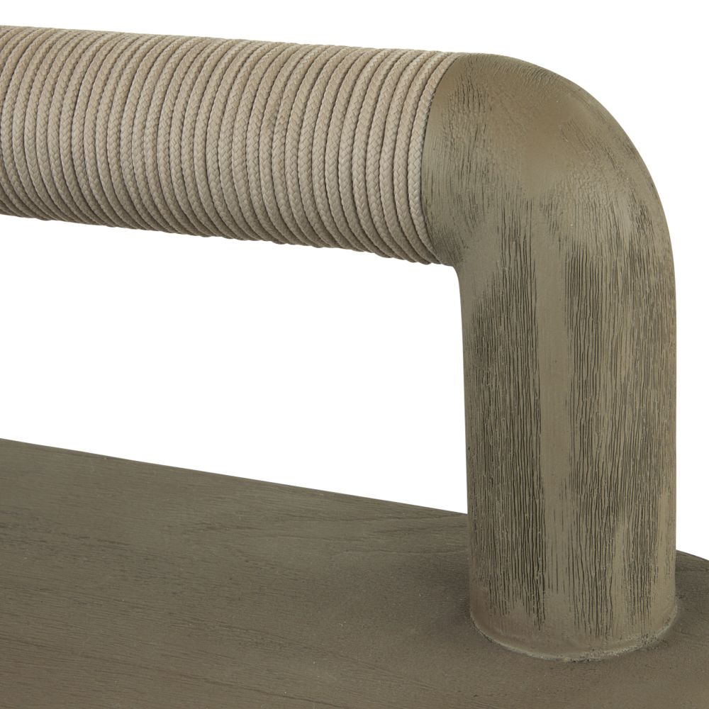 Marina Outdoor Bench - Brown