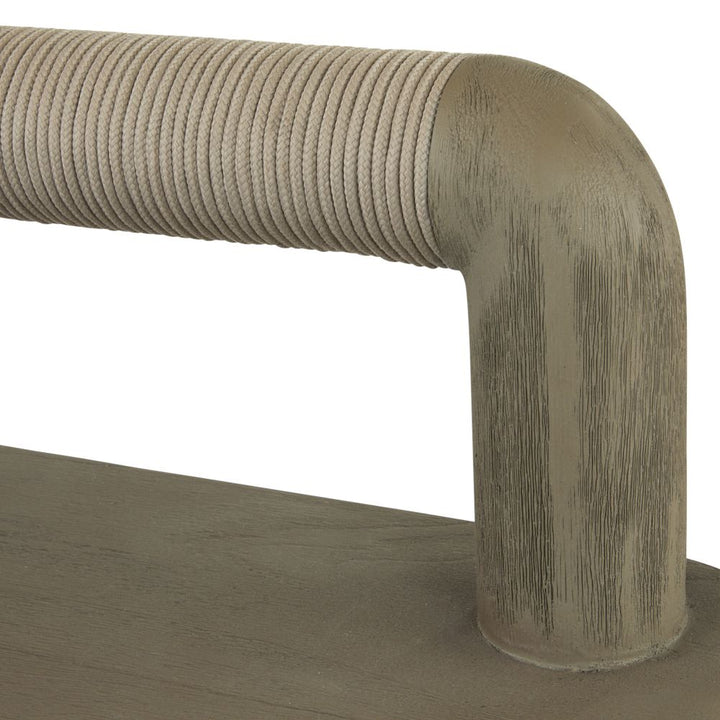 Marina Outdoor Bench - Brown