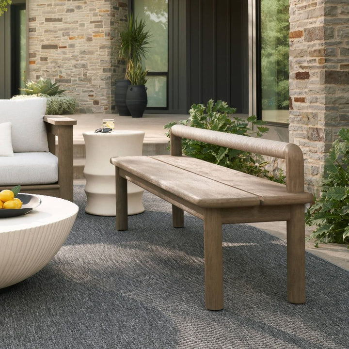 Outdoor Benches Marina Outdoor Bench - Brown