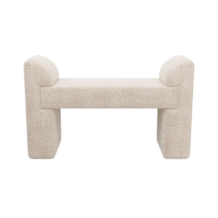 Benches Lyanna Bench Cream Sherpa - Beige