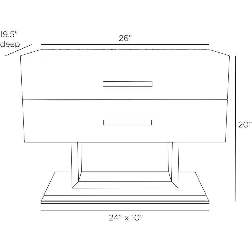 Eastmere Side Table - Black