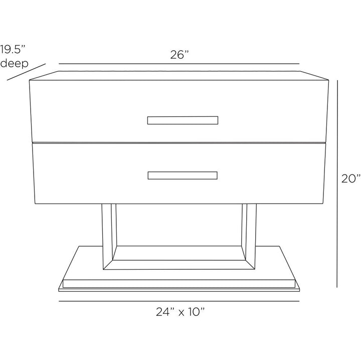 Eastmere Side Table - Black