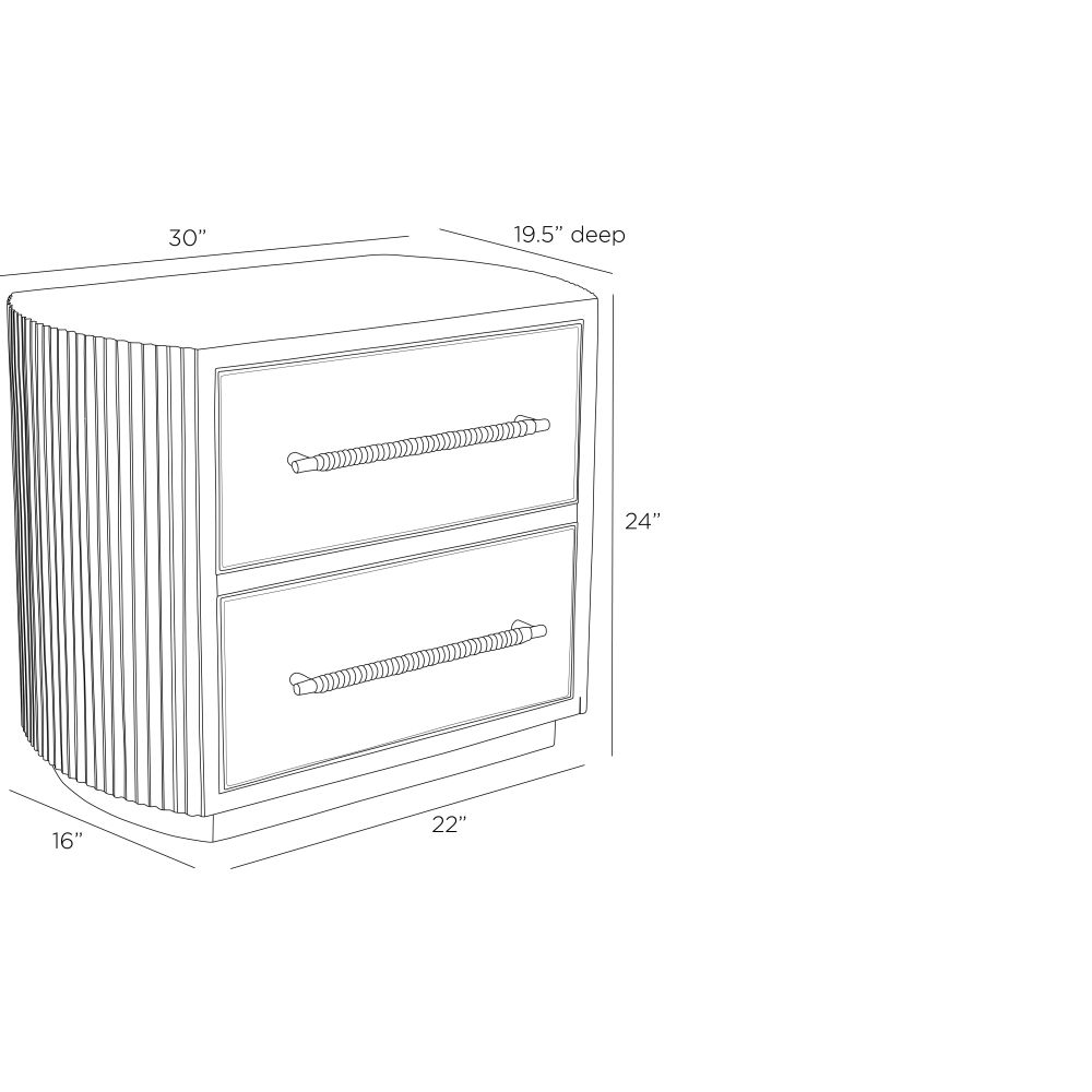Liliana Side Table - Black