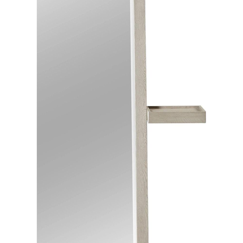 Kelly Hoppen Eric Floor Mirror with White Oak Frame-Sonder-FIM8019-Mirrors-3-France and Son