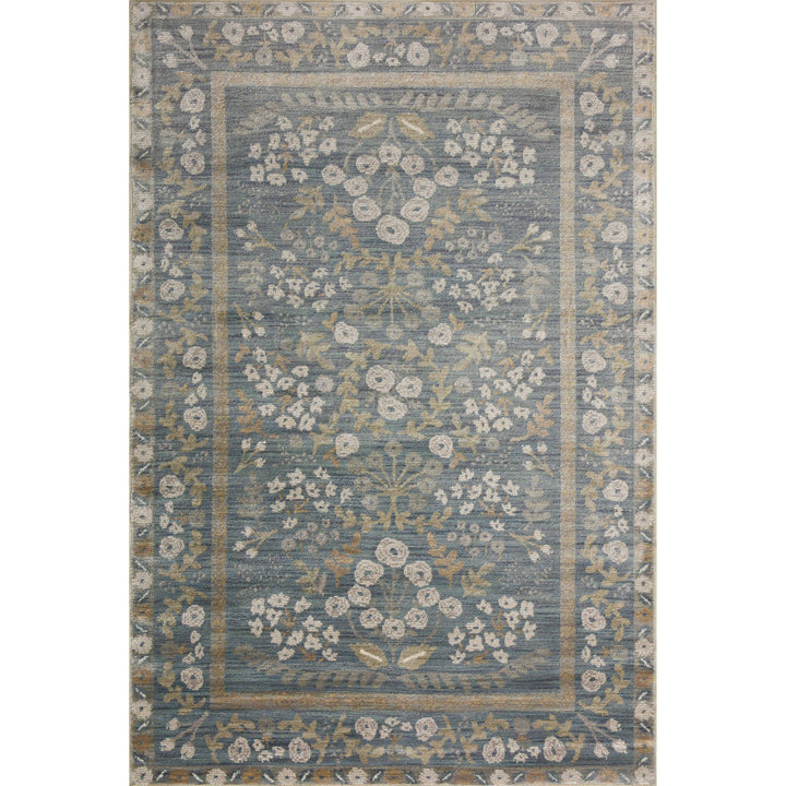 Rifle Paper Co. x Loloi Fiore Slate / Sage 2'-7" x 4' Accent Rug