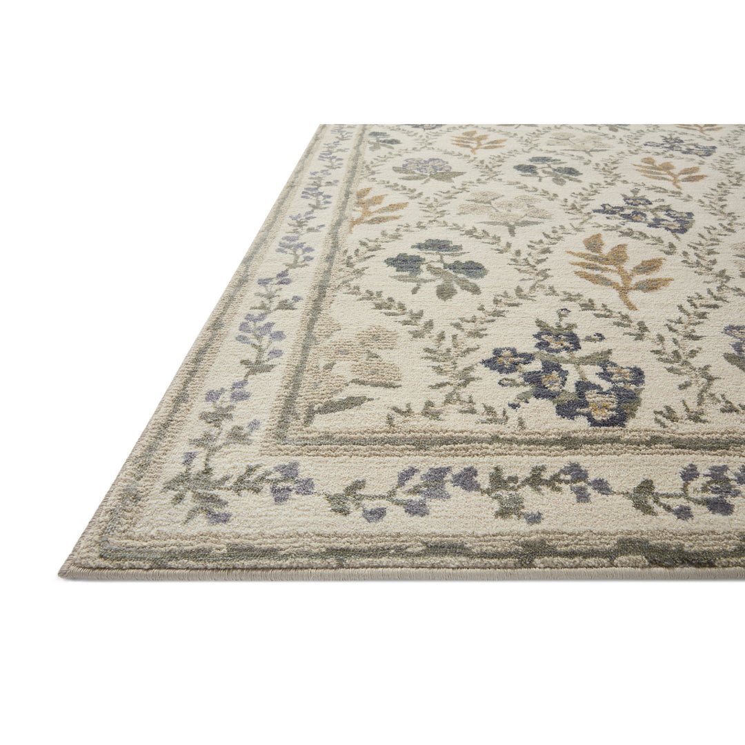 Rifle Paper Co. x Loloi Fiore Ivory 6'-3" x 9' Area Rug