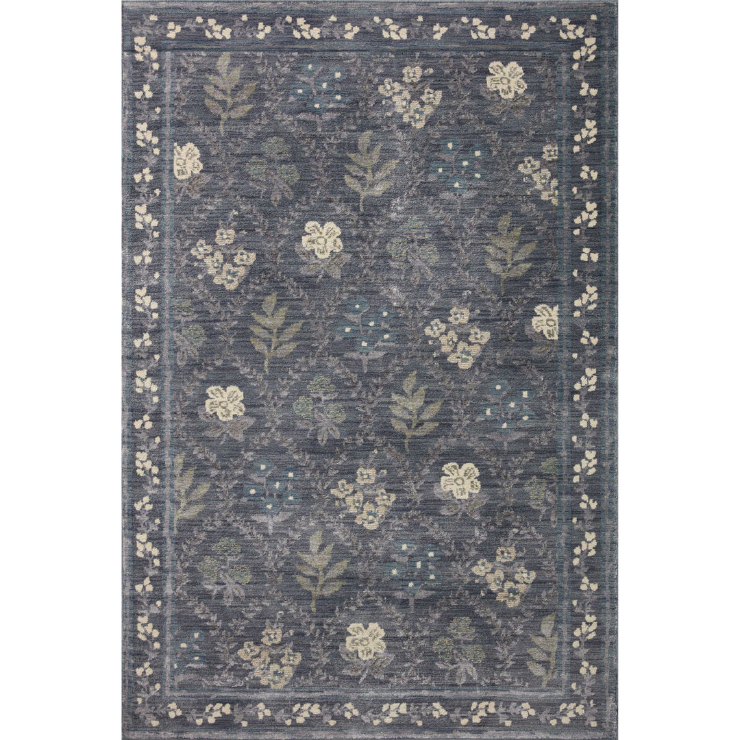 Rifle Paper Co. x Loloi Fiore Navy 2'-7" x 8'-0" Runner Rug