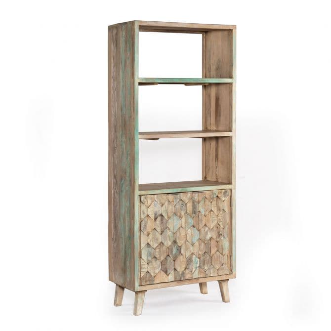 Ibiza Bookshelf-Home Trends & Designs-HOMETD-FIZ-BS31-Bookcases & Cabinets-1-France and Son