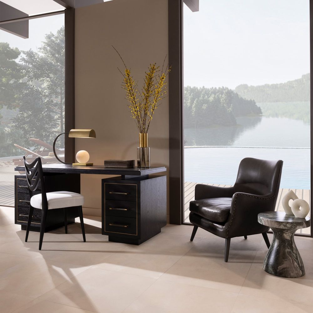 Desks Vaxon Desk - Black