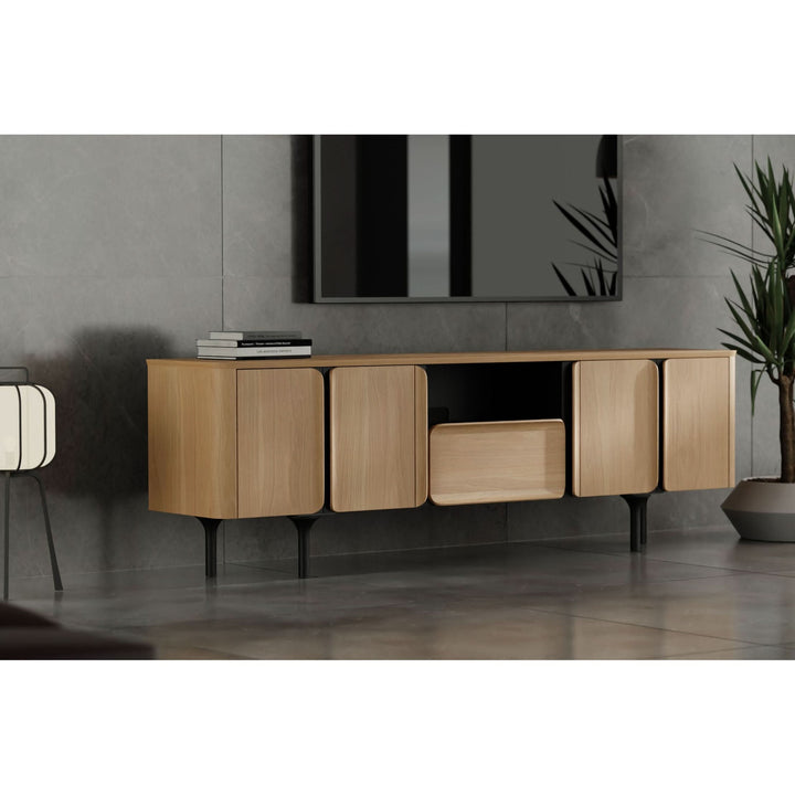 Hancock Media Console - Oak