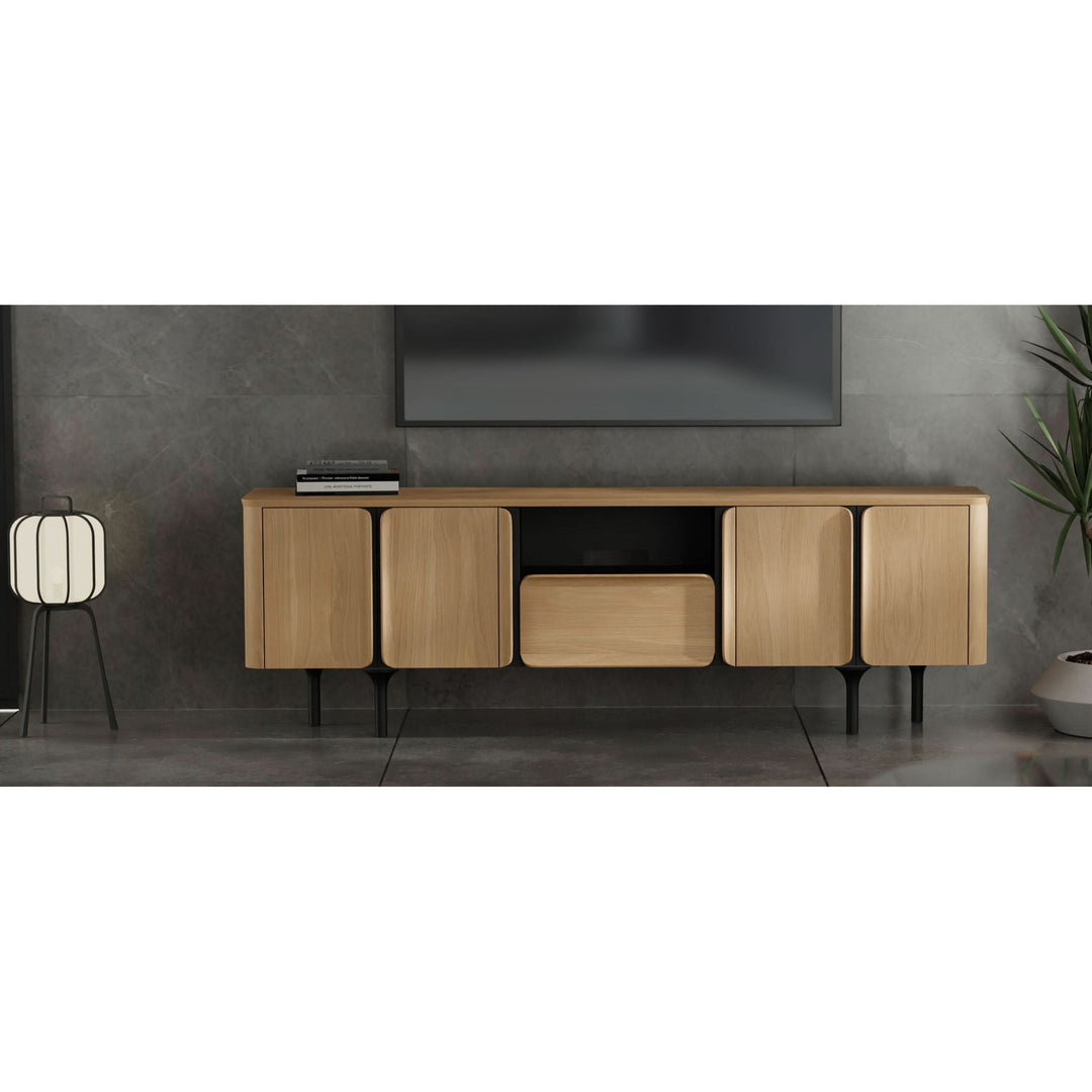 Hancock Media Console - Oak