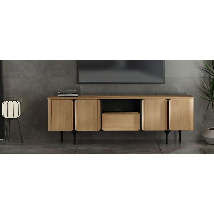 Hancock Media Console - Oak