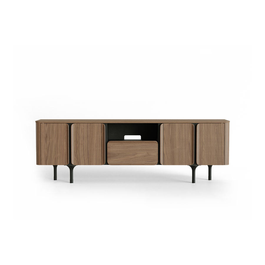 Hancock Media Console - Tan Walnut