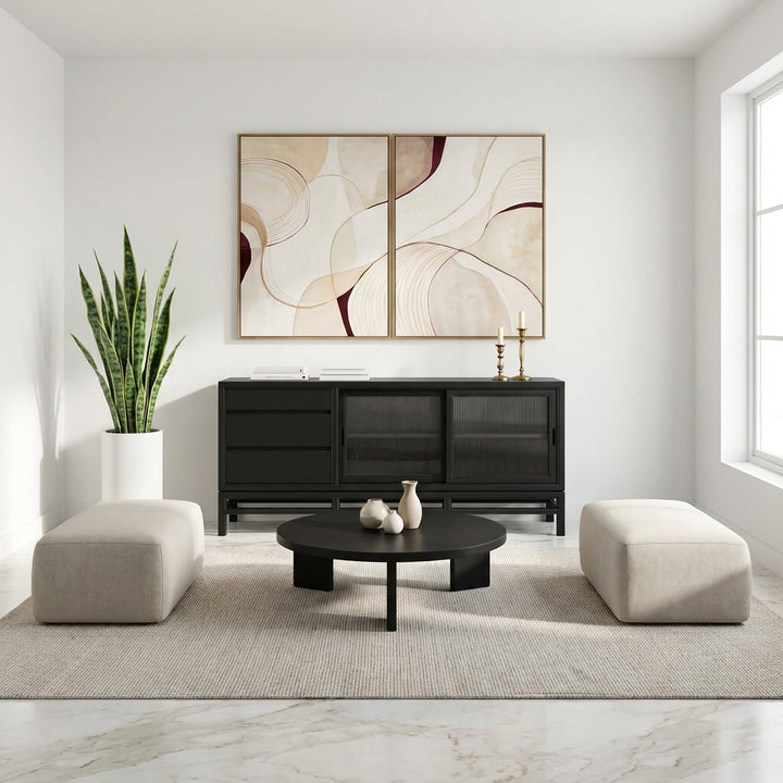 Guerra 2 Fluted Door Sideboard with Drawers