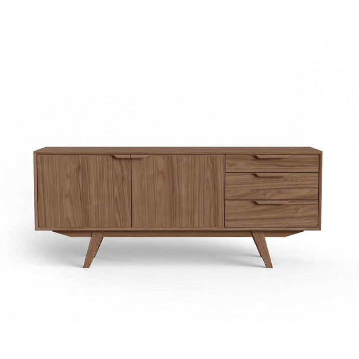 Collier Credenza - Tan Walnut