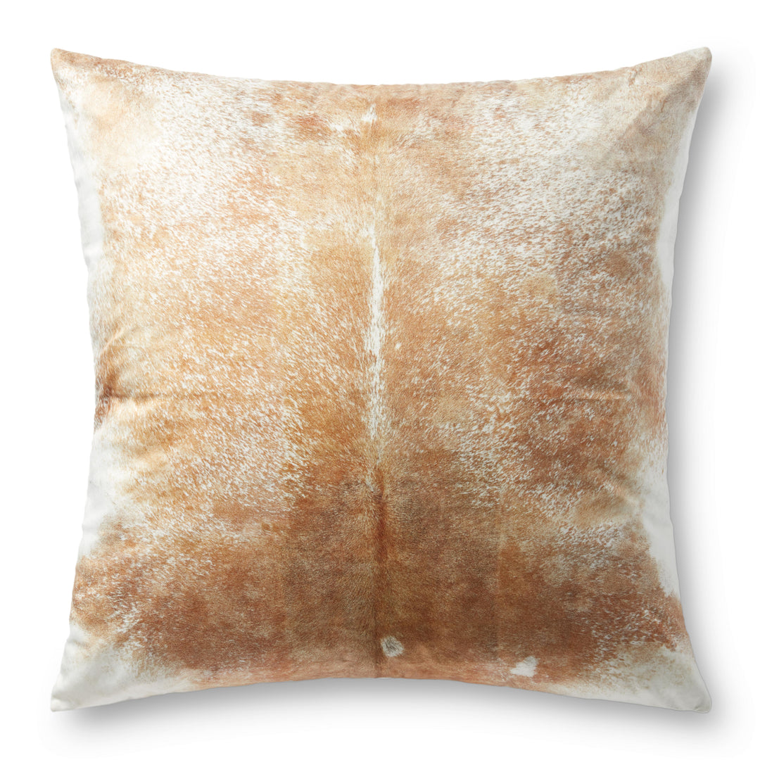 Loloi FP0002 Beige / White 36"W x 36"D x 6"H Pillow