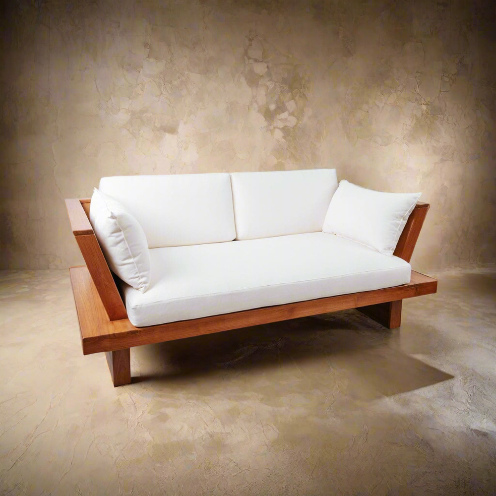 Zen Teak Platform Sofa – France & Son Zen Teak Platform Sofa – France & Son