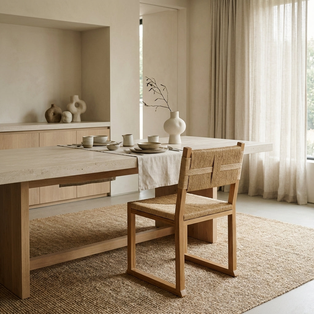 Curran Dining Chair - Ivory
