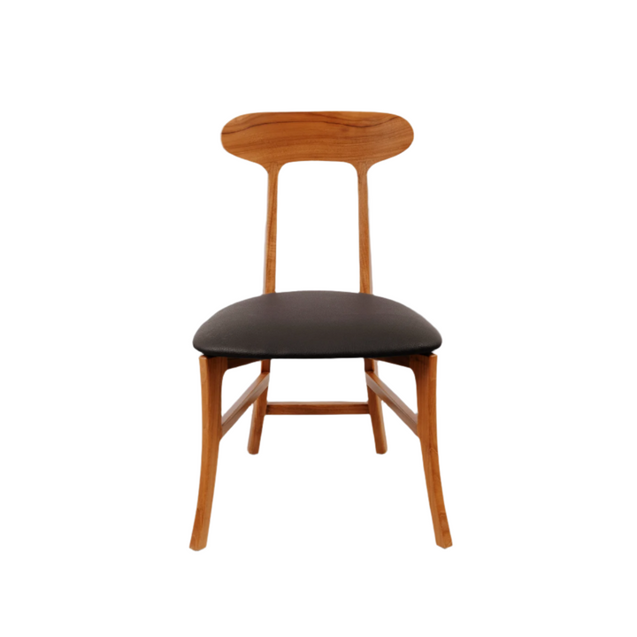 Kringle Teak Dining Side Chair-France & Son-FL1044TEAK-Dining Chairs-1-France and Son