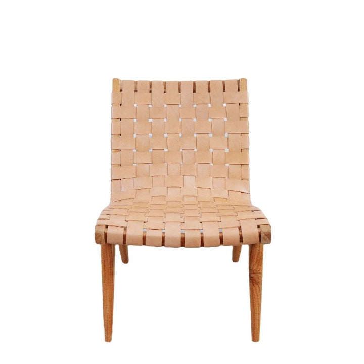 Rental Risom Leather Lounge Chair - Rental Price/Week