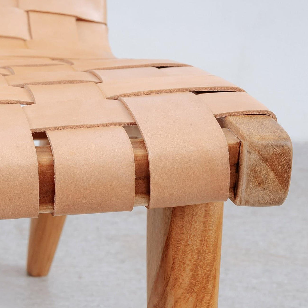 Rental Risom Leather Lounge Chair - Rental Price/Week