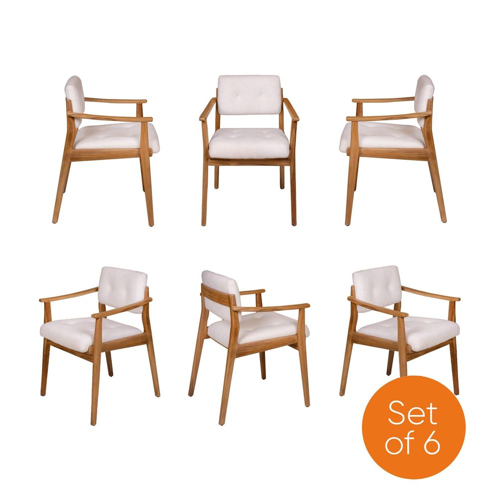 Dining Chairs Edison Dining Arm Chair Set of 6