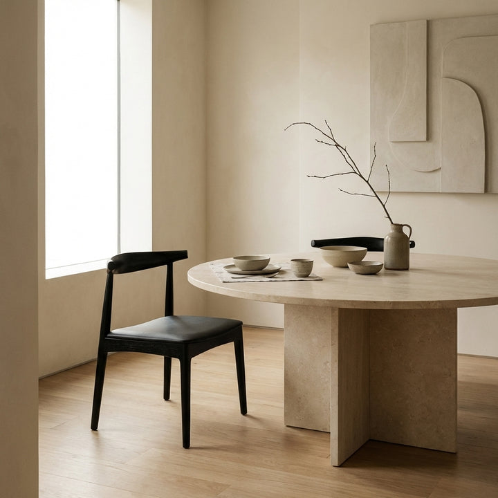 Wegner Elbow Chair - Ebony