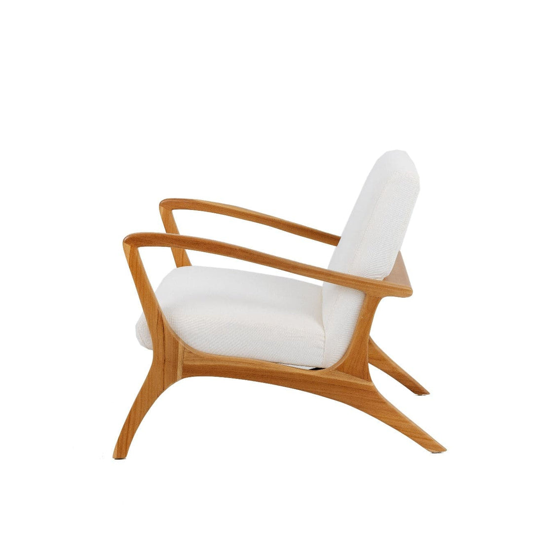 Soren Ventura Lounge Chair-France & Son-FL1081IVORY-Lounge Chairs-3-France and Son
