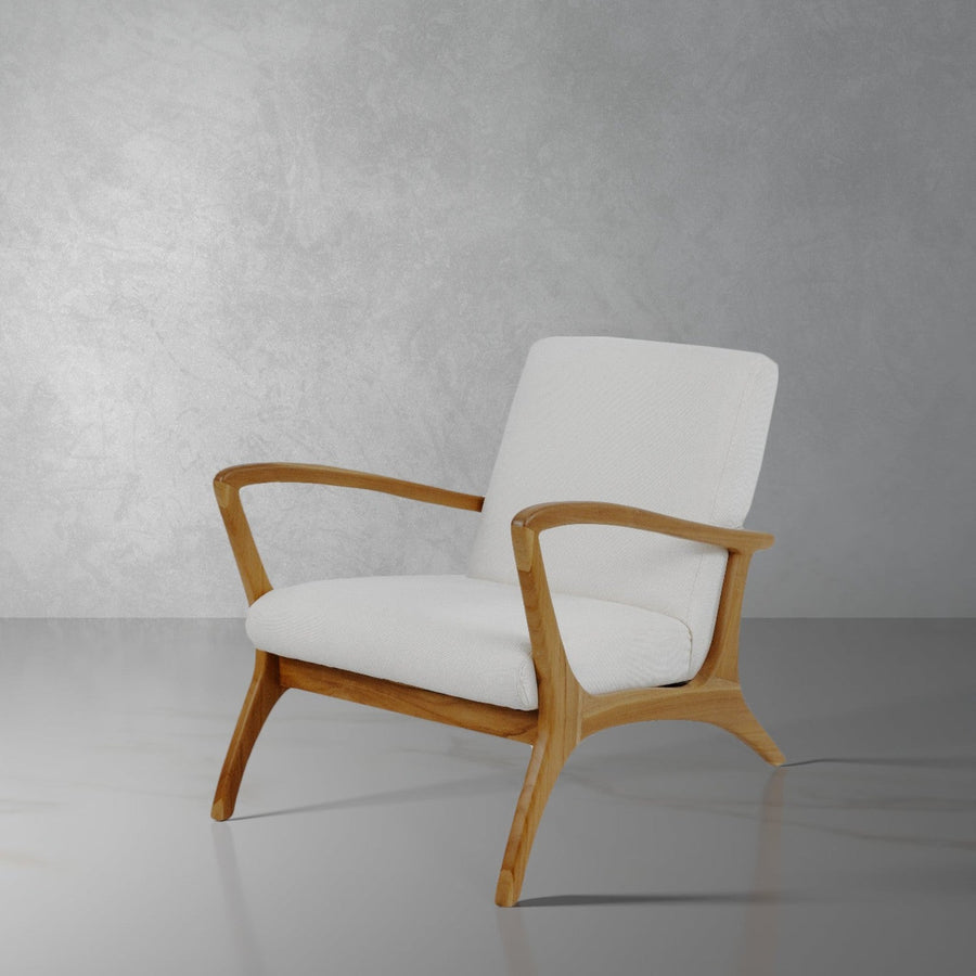 Soren Ventura Lounge Chair-France & Son-FL1081IVORY-Lounge Chairs-1-France and Son
