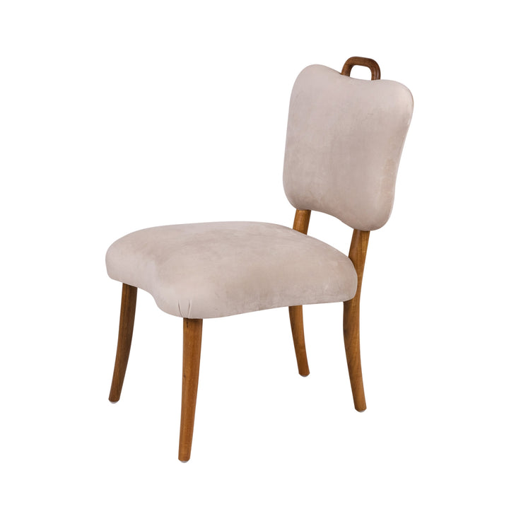 Royere Dining Chair - Velvet-France & Son-FL1088H-BGE-Dining Chairs-2-France and Son